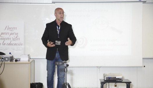 Jaume Josa Fenés en su ponencia: Herramientas del Coaching para usar en el cole cada día