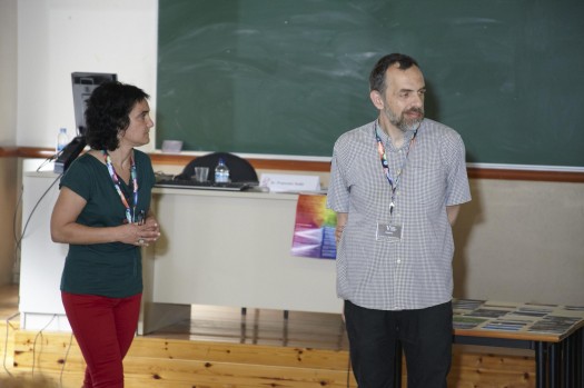 Francesc Sedó y Teresa Terrades en su taller: Coaching en las aulas y tutorias